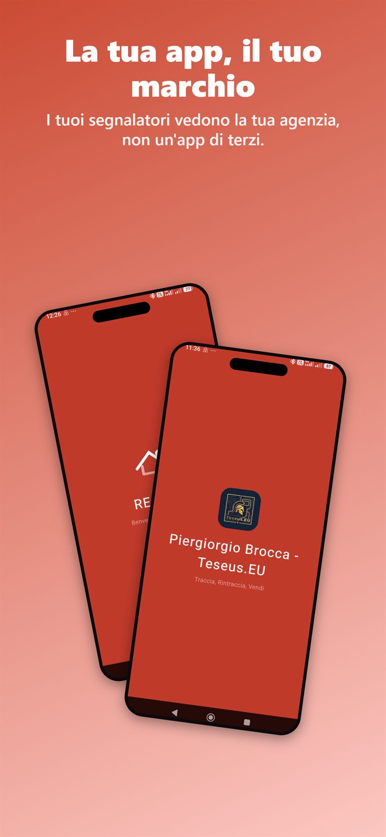 La tua app, il tuo marchio: lo splash col brand dell'agenzia